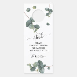 Eukalyptus Greenery Wedding Türanhänger