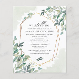 Eukalyptus Greenery Wedding Vow Renewal