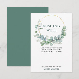 Eukalyptus Greenery Wedding Well Well Card Einladung