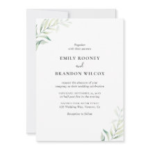 Eukalyptus-Grün auf einer Hochzeit