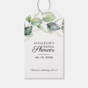 Eukalyptus-Grün-Brautabschied-Dankeschön-Geschenk Geschenkanhänger