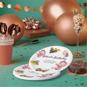 Eukalyptus-Grün-Hochzeit Geburtstag Pappteller