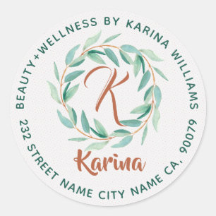 Eukalyptus Grüne Blätter Kleider Beauty & Wellness Runder Aufkleber