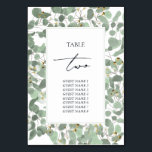 Eukalyptus Grüne Blüten Hochzeiten Tischnummer<br><div class="desc">Eine wunderschöne handgezeichnete Aquarell Eukalyptusgrün und Kaugummi blüten Hochzeitsdesign. Ein einzigartiges Design, das illustrierte Aquarell Eukalyptus-Blätter und Blumenblüten botanischen Ursprungs verwendet. Ein modernes Eukalyptus-Blumendesign. Ein elegantes Hochzeitsdesign mit modernen Tischnummern. Auch die passenden Hochzeitseinladungen und andere Schreibwaren sind verfügbar. Passen Sie die Anzahl an und erwerben Sie jede Tabellennummer individuell, je...</div>