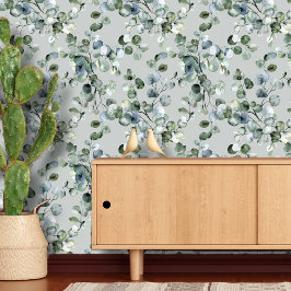 Eukalyptus Grünes Weinmuster Tapete