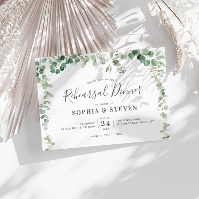 Eukalyptus-Grünkranz Probe Einladung (Von Creator hochgeladen)