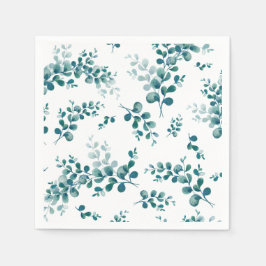 Eukalyptus-Grünpflanzen Serviette