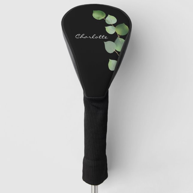 Eukalyptus-Grünschrift Golf Headcover (Vorderseite)