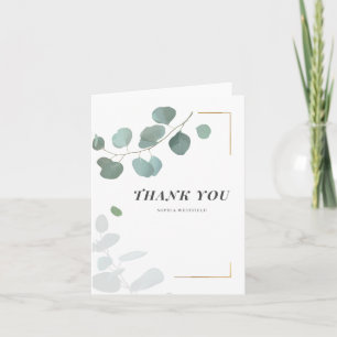 Eukalyptus Grünzeug Sukkulente Gold Rahmen