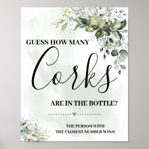 Eukalyptus Grünzeug Sukkulente wie viele Korken Sc Poster