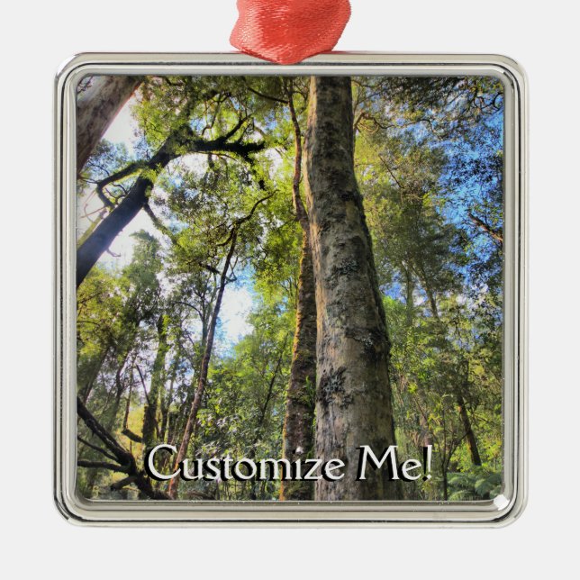 Eukalyptus Gum Trees Ornament Aus Metall (Vorne)