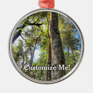 Eukalyptus Gum Trees Silbernes Ornament