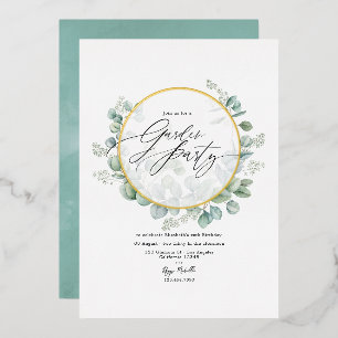 Eukalyptus Herbarium Garden Party Folieneinladung