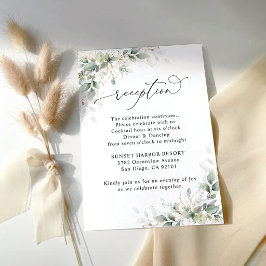 Eukalyptus-Hochzeitsempfang-Umschlagkarten RSVP Karte
