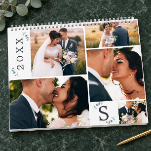 Eukalyptus-Hochzeitsfotografie-Collage Kalender
