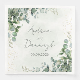 Eukalyptus Hochzeitsservietten 1001A Serviette