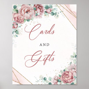 Eukalyptus-Karten und Geschenke Poster