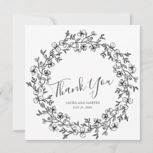 Eukalyptus-Kranz und Foto Elegante Einladung