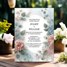 Eukalyptus Lace Tulle Pastel Dusty Blue Wedding