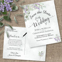 Eukalyptus & Lavender Boho Wedding Speichern Sie d
