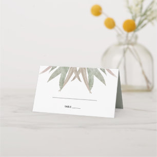 Eukalyptus Leaf Wedding Platzkarte