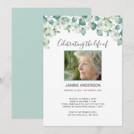 Eukalyptus Life feiert Foto Einladung