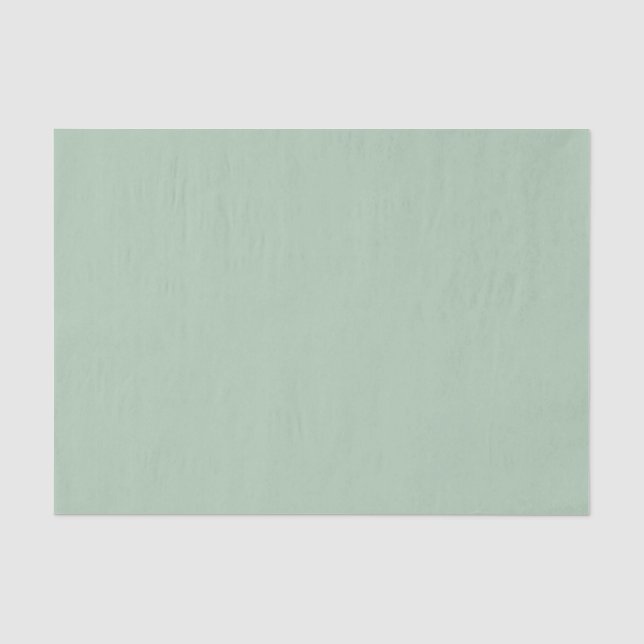 Eukalyptus Light Green Solid Color Seidenpapier (Vorderseite)