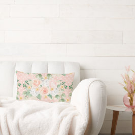 Eukalyptus-Monogramm Rustikales Blumengewebe grün Lendenkissen