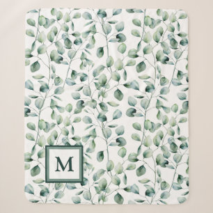 Eukalyptus-Muster Sherpadecke