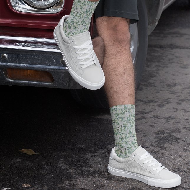 Eukalyptus-Muster-Socken Socken (Von Creator hochgeladen)