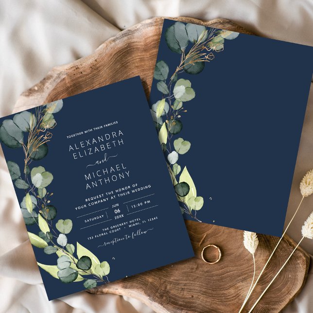 Eukalyptus Navy Blue Greenerity Wedding (Von Creator hochgeladen)