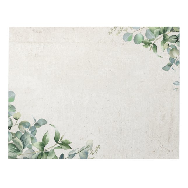 Eukalyptus Notizblock (Vorderseite)