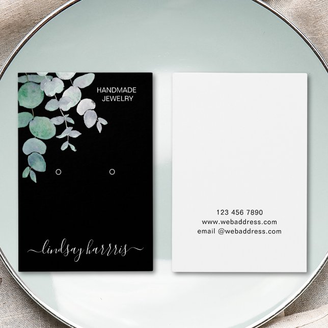 Eukalyptus ohrfarbene schwarze Grafikkarte (Von Creator hochgeladen)