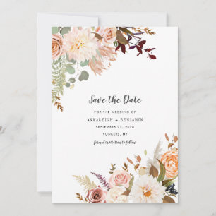 Eukalyptus Pastell-Blume Save the Date