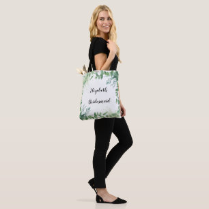 Eukalyptus Personalisiert Bridesmaid Tote Bag