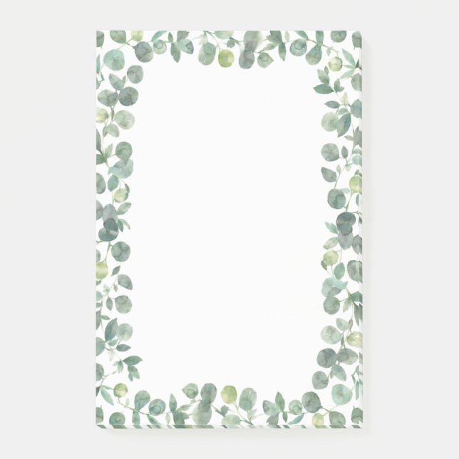 Eukalyptus Post-it Klebezettel (Vorderseite)
