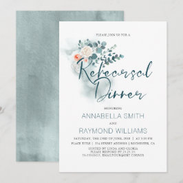 Eukalyptus | Probe "Aquarell" Abendessen Einladung