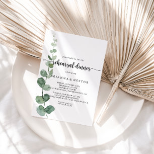 Eukalyptus-Probe zum Abendessen Einladung