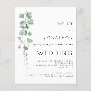 Eukalyptus QR Code Hochzeitsempfehlung