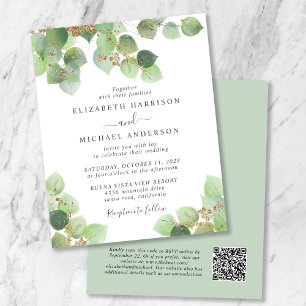 Eukalyptus QR Code Hochzeitsempfehlung