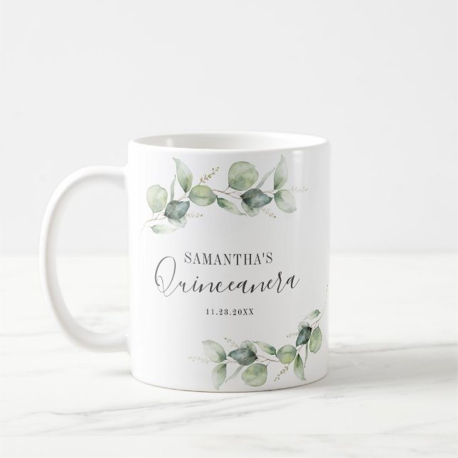 Eukalyptus Quinceanera Kaffeetasse (Links)