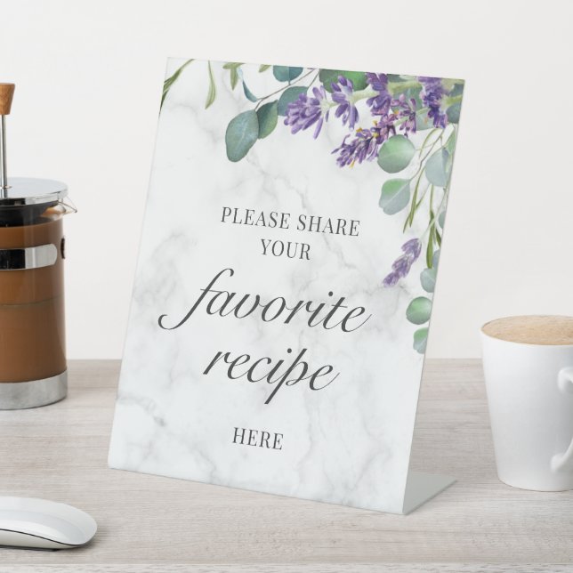 Eukalyptus-Rezeptorkarten Sockelschild (In SItu)