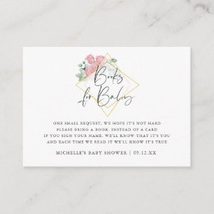 Eukalyptus Rose Geometric Baby Shooting Book Reque Begleitkarte