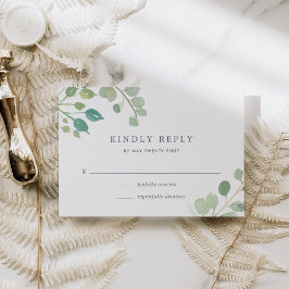 Eukalyptus RSVP-Karte RSVP Karte