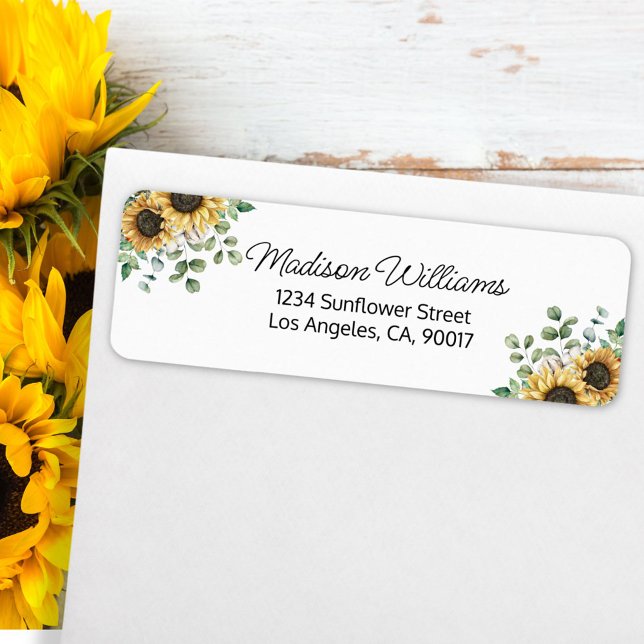 Eukalyptus-Rücksendeadresse (In situ on envelope)