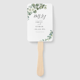 Eukalyptus Rustic Greenerity Wedding Fächer