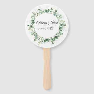 Eukalyptus Rustic Greenerity Wedding Fächer