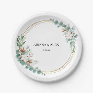 Eukalyptus Rustic Greenerity Wedding Paper Teller