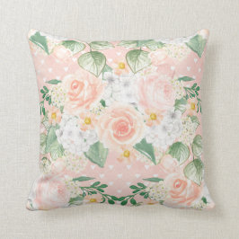 Eukalyptus Rustikaler Blumenpfirsiche Kissen