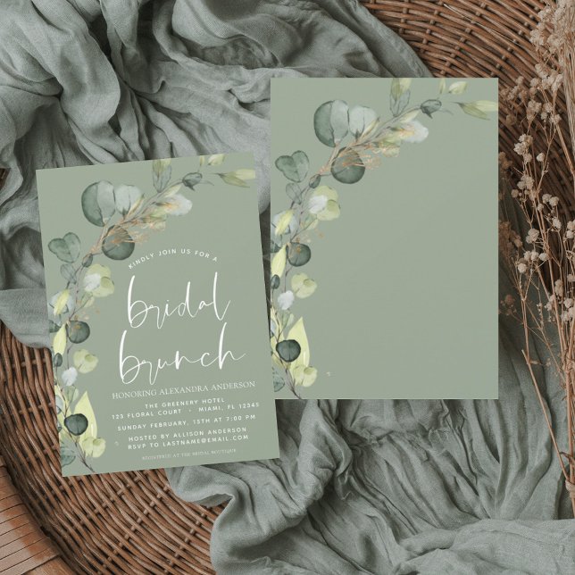 Eukalyptus Sage Green Bridal Brunch (Von Creator hochgeladen)